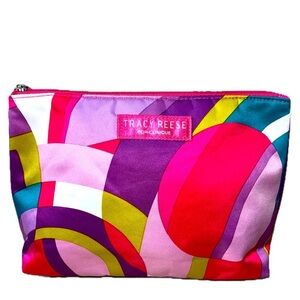 Clinique Tracy Reese Pink Medium Cosmetic Bag - Mod Art, NWOT